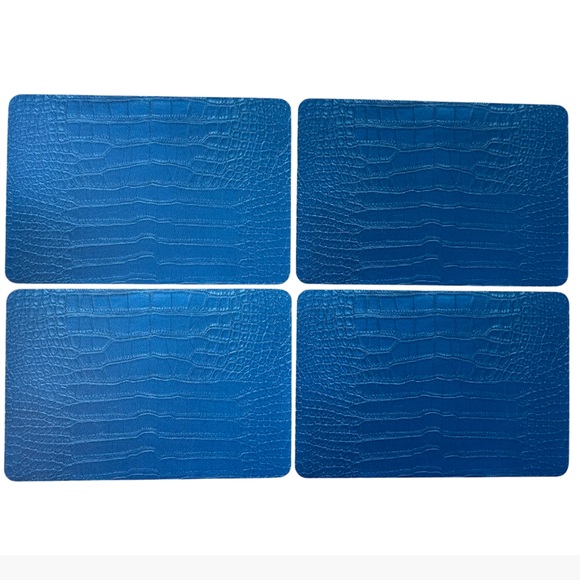 nicolette mayer

CROCODILE KYOTO BLUE 17.5 RECTANGLE PEBBLE PLACEMATS, SET OF 4 - Picture 1 of 6